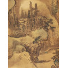 CHINESE WATERCOLOR PAINTING ON SILK SCROLL SIGNED PIC-4