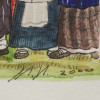 2000 RUSSIAN PEASANTS WATERCOLOR PAINTING SIGNED PIC-5