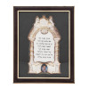 JUDAICA FRAMED STERLING SILVER HOME BLESSINGS PIC-1