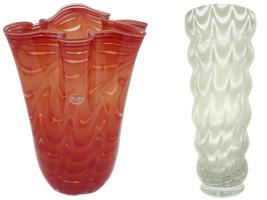 POLISH ROYAL GALLERY ARTISTIC GLASS DECOR VASES