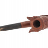 FRENCH SAINT CLAUDE HAND CARVED HEAD TOBACCO PIPE PIC-3