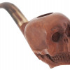 FRENCH SAINT CLAUDE HAND CARVED HEAD TOBACCO PIPE PIC-0