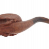 FRENCH SAINT CLAUDE HAND CARVED HEAD TOBACCO PIPE PIC-5