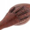 FIGURAL RUGBY BALL HAND CARVED WOOD TOBACCO PIPE PIC-4