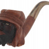 FRENCH SAINT CLAUDE HAND CARVED HEAD TOBACCO PIPE PIC-1