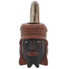 FRENCH SAINT CLAUDE HAND CARVED HEAD TOBACCO PIPE PIC-2