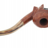 FRENCH SAINT CLAUDE HAND CARVED HEAD TOBACCO PIPE PIC-4