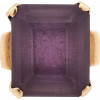 14K YELLOW GOLD AND AMETHYST STONE JEWELRY RING PIC-0