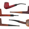 FILTERS CLEANER CARVED WOODEN TOBACCO PIPES SET PIC-3