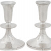 AMERICAN WEIGHTED STERLING SILVER CANDLE HOLDERS PIC-2