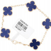 VAN CLEEF ALHAMBRA 18K GOLD AND ENAMEL BRACELET PIC-0