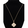 VAN CLEEF MAGIC ALHAMBRA 18K GOLD LONG NECKLACE PIC-0