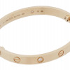 18K YELLOW GOLD AND DIAMOND CARTIER LOVE BRACELET PIC-2