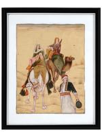 FRAMED INDIAN MINIATURE PAINTING BY S. SHAKIR ALI