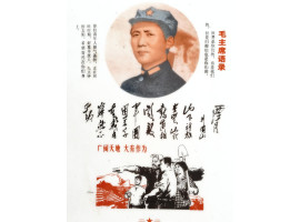 CHINESE REVOLUTION FRAMED PORCELAIN WALL PLAQUE