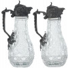 RUSSIAN SILVER AND CUT CRYSTAL DECANTERS BY BOLIN PIC-0