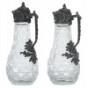 RUSSIAN SILVER AND CUT CRYSTAL DECANTERS BY BOLIN PIC-4