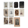 ANTIQUE 19TH C CABINET PHOTOGRAPHS MALE PORTRAITS PIC-0