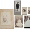 ANTIQUE 19TH C CABINET PHOTOGRAPHS OF CHILDREN PIC-0