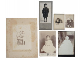 ANTIQUE 19TH C CABINET PHOTOGRAPHS OF CHILDREN