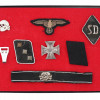 LOT OF ASSORTED WWII NAZI GERMAN PARAPHERNALIA PIC-0