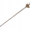 DRESS SWORD WITH KNIGHTS HELMET POMMEL AND CHAIN PIC-0