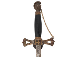 PETTIS AND CO 19TH C MASONIC PRESENTATION SWORD