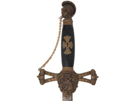 PETTIS AND CO 19TH C MASONIC PRESENTATION SWORD