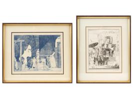 COMMEDIA DELL ARTE ETCHINGS BY JOE A. PECSENKE