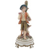 ITALIAN CAPODIMONTE HAND PAINTED PORCELAIN FIGURE PIC-0