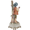 ITALIAN CAPODIMONTE HAND PAINTED PORCELAIN FIGURE PIC-3