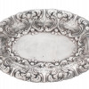 VINTAGE AMERICAN GORHAM REPOUSSE SILVER PLATE TRAY PIC-0