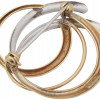 CARL BUCHERON 18K WHITE AND YELLOW GOLD BROOCH PIC-1