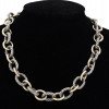 DAVID YURMAN 18K GOLD AND STERLING CHAIN NECKLACE PIC-0