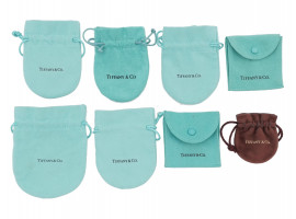 LOT OF EIGHT TIFFANY AND CO BRANDED BAGS