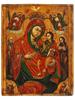 ANTIQUE RUSSIAN ORTHODOX IBERIAN MOTHER GOD ICON PIC-0