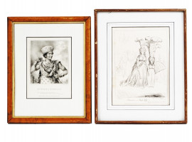 ANTIQUE EUROPEAN THEATRE HISTORY PORTRAIT PRINTS