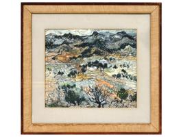 LANDSCAPE MIXED MEDIA PAINTING BY STANLEY TASKER