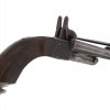 FRENCH PINFIRE BLACK POWDER PISTOL WITH BAYONET PIC-2