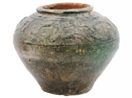 ANCIENT CHINESE HAN DYNASTY TERRACOTTA VASE