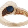 18K YELLOW GOLD AND SAPPHIRE STATEMENT RING PIC-2