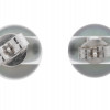 PLATINUM 14K GOLD AND BLACK PEARL STUD EARRINGS PIC-3