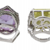 STERLING SILVER RINGS WITH AMETHYST AND CITRINE PIC-4