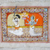 ANTIQUE MINIATURE INDIAN MUGHAL PAINTING OF KALI PIC-1