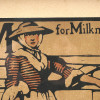 ANTIQUE PRINT M FOR MILKMAID BY WILLIAM NICHOLSON PIC-2