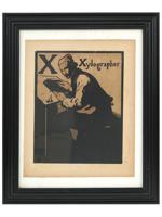 1898 PRINT X FOR XYLOGRAPHER BY WILLIAM NICHOLSON