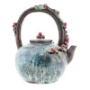 VINTAGE AMERICAN DECORATIVE CERAMIC CHERRY TEAPOT PIC-3