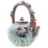 VINTAGE AMERICAN DECORATIVE CERAMIC CHERRY TEAPOT PIC-2