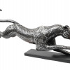 ARTISTIC CUSTOM MADE METAL SCULPTURE OF CHEETAH PIC-1