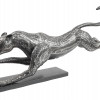 ARTISTIC CUSTOM MADE METAL SCULPTURE OF CHEETAH PIC-0